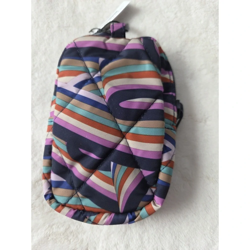 Vera Bradley‎ Colorful Pouch Key Chain-nylon-quilted.